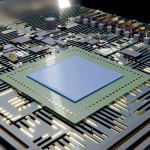 Chip electrónico para robótica e inteligencia artificial física en entornos industriales