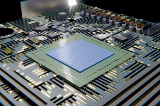 Chip electrónico para robótica e inteligencia artificial física en entornos industriales