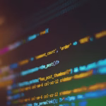 Código en pantalla asociado a regulación y seguridad de inteligencia artificial