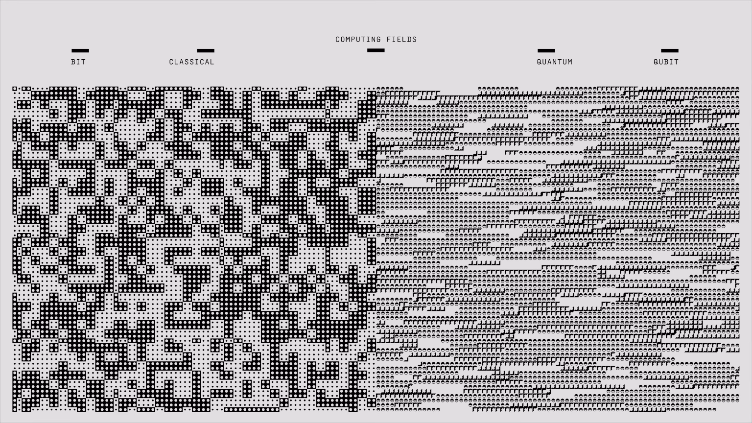 Representación visual de computación cuántica y modelos de inteligencia artificial eficientes