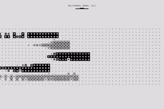 Ilustración abstracta sobre inteligencia artificial, datos y control de infraestructura digital