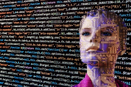 Representación de inteligencia artificial para ilustrar descubrimiento de fármacos con IA