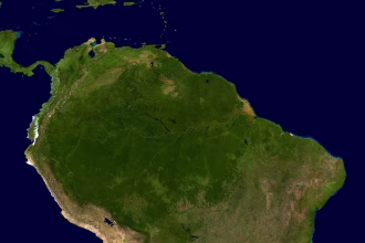 Vista satelital de la Tierra para ilustrar tecnologías orbitales de OBA Space