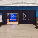 Sala business de aeropuerto asociada a viajes corporativos