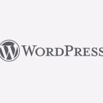 Logo oficial de WordPress sobre fondo transparente