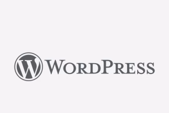 Logo oficial de WordPress sobre fondo transparente