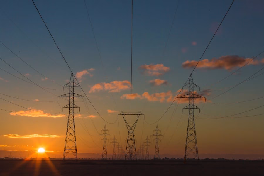 Infraestructura energética para ilustrar control de reactores de fusión