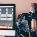 Micrófono de estudio para grabación de voz