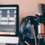 Micrófono de estudio para grabación de voz